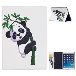 Bamboo Panda Folio Stand Leather Wallet Case for iPad Air iPad5