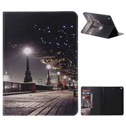 City Night View Folio Flip Stand Leather Wallet Case for iPad Air iPad5