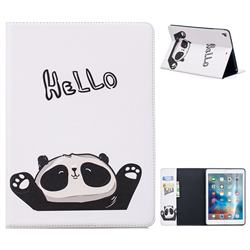 Hello Panda Folio Stand Tablet Leather Wallet Case for iPad Air iPad5