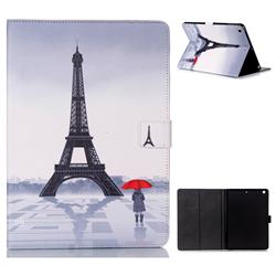 Rain Eiffel Tower Folio Stand Leather Wallet Case for iPad Air iPad5