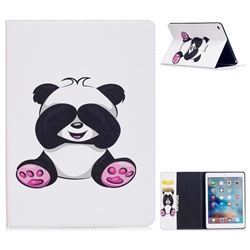 Lovely Panda Folio Stand Leather Wallet Case for iPad Air 2 iPad6