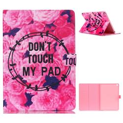 Retro Flowers Folio Stand Leather Wallet Case for iPad Air 2 iPad6