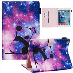 Panda Baby Matte Leather Wallet Tablet Case for iPad Air 2 iPad6