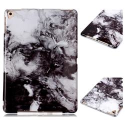 Smoke Ink Painting Marble Clear Bumper Glossy Rubber Silicone Phone Case for iPad 9.7 2017 9.7 inch