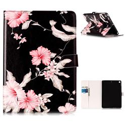 Azalea Flower Folio Flip Stand PU Leather Wallet Case for iPad 9.7 2017 9.7 inch