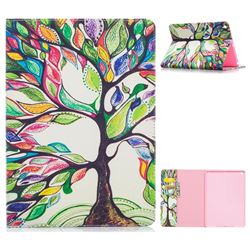 The Tree of Life Folio Stand Leather Wallet Case for iPad 9.7 2017 9.7 inch
