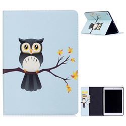 Owl on Tree Folio Stand Leather Wallet Case for iPad 9.7 2017 9.7 inch