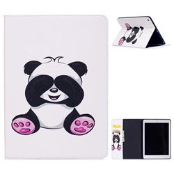 Lovely Panda Folio Stand Leather Wallet Case for iPad 9.7 2017 9.7 inch
