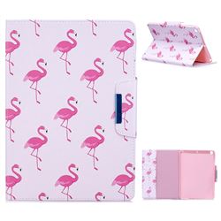 Red Flamingo Folio Flip Stand Leather Wallet Case for iPad 9.7 2017 9.7 inch