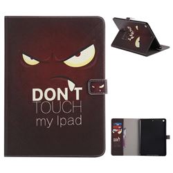 Angry Eyes Folio Flip Stand Leather Wallet Case for iPad 9.7 2017 9.7 inch
