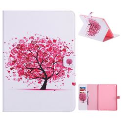 Colored Tree Folio Flip Stand Leather Wallet Case for iPad 9.7 2017 9.7 inch