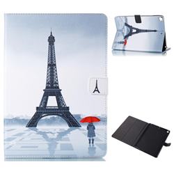 Rain Eiffel Tower Folio Stand Leather Wallet Case for Apple iPad 9.7 (2018)