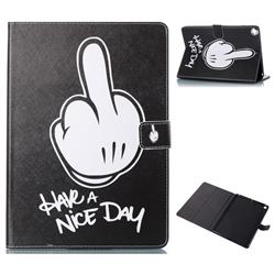 Have a Nice Day Folio Stand Leather Wallet Case for Apple iPad 9.7 (2018)