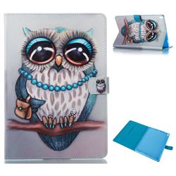 Sweet Gray Owl Folio Stand Leather Wallet Case for iPad Air (3rd Gen) 10.5 2019