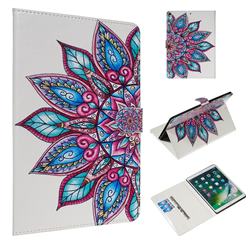 Mandala Flower Smooth Leather Tablet Wallet Case for iPad Air (3rd Gen) 10.5 2019