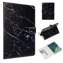 Black Marble Smooth Leather Tablet Wallet Case for iPad Air (3rd Gen) 10.5 2019