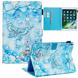 Tower Butterfly Matte Leather Wallet Tablet Case for iPad Air (3rd Gen) 10.5 2019