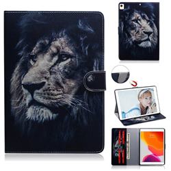 Lion Face Painting Tablet Leather Wallet Flip Cover for iPad Air (3rd Gen) 10.5 2019