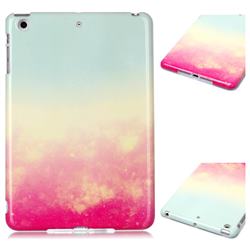 Sunset Glow Marble Clear Bumper Glossy Rubber Silicone Phone Case for iPad Mini 1 2 3