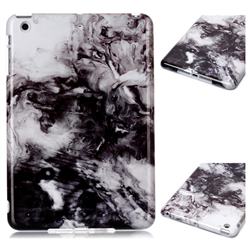 Smoke Ink Painting Marble Clear Bumper Glossy Rubber Silicone Phone Case for iPad Mini 1 2 3