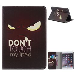 Angry Eyes Folio Flip Stand Leather Wallet Case for iPad Mini 1 2 3