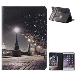 City Night View Folio Flip Stand Leather Wallet Case for iPad Mini 1 2 3