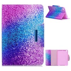 Rainbow Sand Folio Flip Stand Leather Wallet Case for iPad Mini 1 2 3
