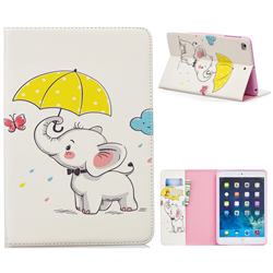 Umbrella Elephant Folio Stand Tablet Leather Wallet Case for iPad Mini 1 2 3