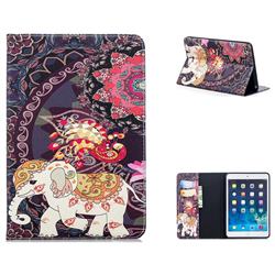 Totem Flower Elephant Folio Stand Tablet Leather Wallet Case for iPad Mini 1 2 3
