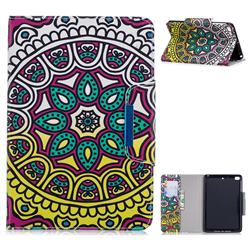 Sun Flower Folio Flip Stand Leather Wallet Case for iPad Mini 1 2 3