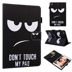 Do Not Touch My Phone Folio Stand Leather Wallet Case for iPad Mini 1 2 3