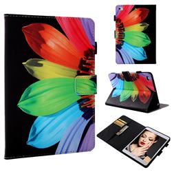 Colorful Sunflower Folio Stand Leather Wallet Case for iPad Mini 1 2 3