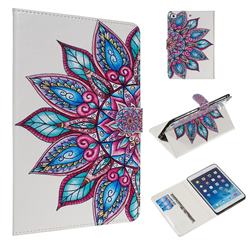 Mandala Flower Smooth Leather Tablet Wallet Case for iPad Mini 1 2 3