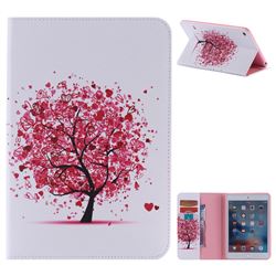 Colored Tree Folio Flip Stand Leather Wallet Case for iPad Mini 4
