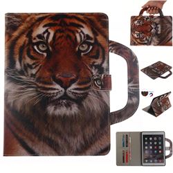 Siberian Tiger Handbag Tablet Leather Wallet Flip Cover for iPad Mini 4