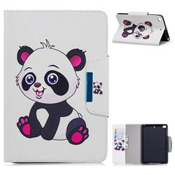 Baby Panda Folio Flip Stand Leather Wallet Case for iPad Mini 4