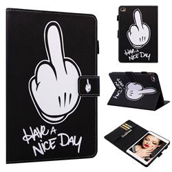 Have a Nice Day Folio Stand Leather Wallet Case for iPad Mini 4