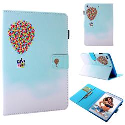 Hot Air Balloon Folio Stand Leather Wallet Case for iPad Mini 4