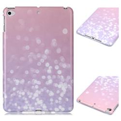 Glitter Pink Marble Clear Bumper Glossy Rubber Silicone Phone Case for iPad Mini 5 Mini5