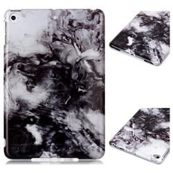 Smoke Ink Painting Marble Clear Bumper Glossy Rubber Silicone Phone Case for iPad Mini 5 Mini5