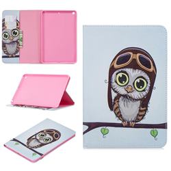 Owl Pilots Folio Stand Leather Wallet Case for iPad Mini 5 Mini5