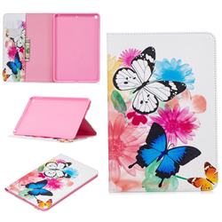 Vivid Flying Butterflies Folio Stand Leather Wallet Case for iPad Mini 5 Mini5