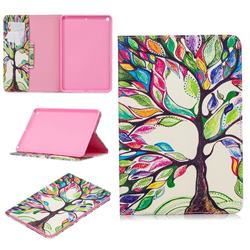 The Tree of Life Folio Stand Leather Wallet Case for iPad Mini 5 Mini5