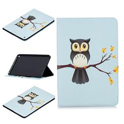 Owl on Tree Folio Stand Leather Wallet Case for iPad Mini 5 Mini5