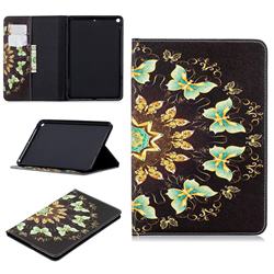 Circle Butterflies Folio Stand Tablet Leather Wallet Case for iPad Mini 5 Mini5