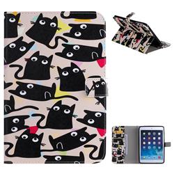 Cute Kitten Cat Folio Flip Stand Leather Wallet Case for iPad Mini 5 Mini5