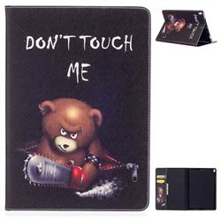 Chainsaw Bear Folio Stand Leather Wallet Case for iPad Pro 10.5