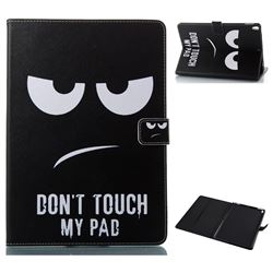 Do Not Touch My Phone Folio Stand Leather Wallet Case for iPad Pro 10.5