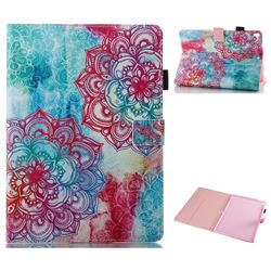 Fire Red Flower Folio Stand Leather Wallet Case for iPad Pro 10.5