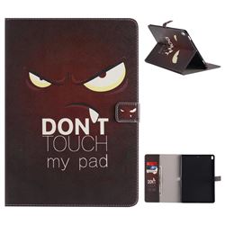 Angry Eyes Folio Flip Stand Leather Wallet Case for iPad Pro 10.5